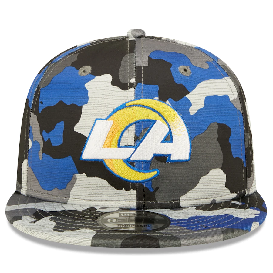 LOS ANGELES RAMS 2022 CAMPAMENTO DE ENTRENAMIENTO 9FIFTY GORRA GORRA