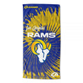LOS ÁNGELES RAMS 30X60 TOALLA DE PLAYA PSICODÉLICA