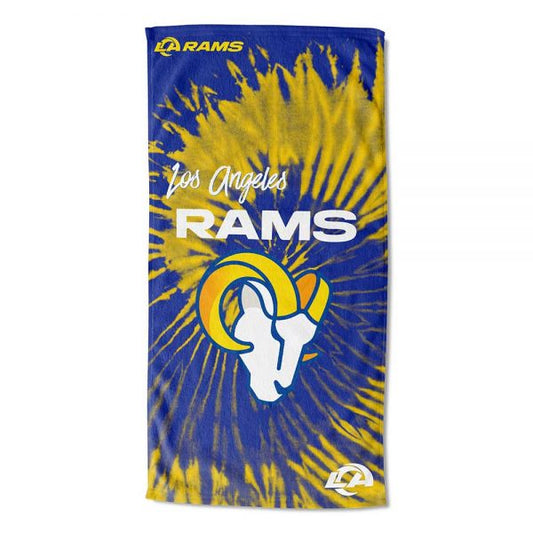 LOS ANGELES RAMS 30X60 PSYCHEDELIC BEACH TOWEL