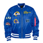 LOS ANGELES RAMS ALPHA INDUSTRIES REVERSIBLE BOMBER JACKET