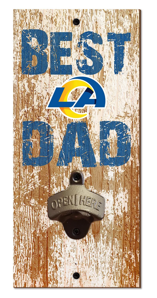 LOS ANGELES RAMS BEST DAD BOTTLE OPENER