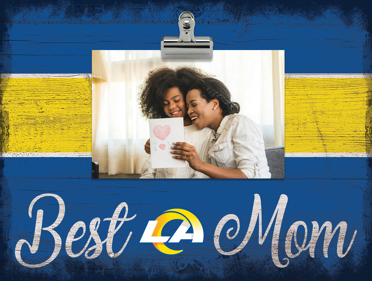 LOS ANGELES RAMS BEST MOM PHOTO CLIP FRAME