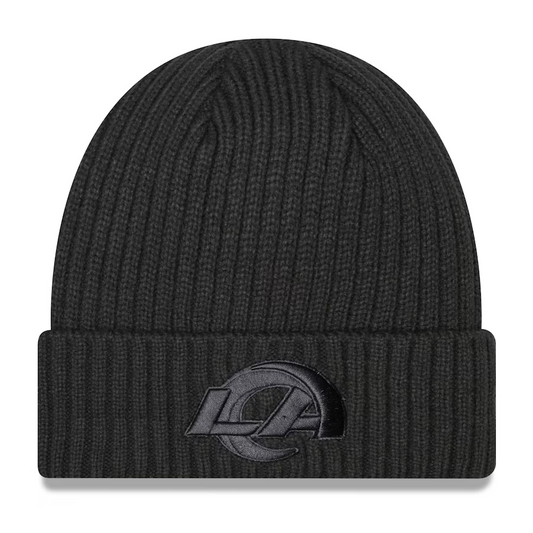 LOS ANGELES RAMS CORE CLASSIC KNIT BEANIE - CHARCOAL
