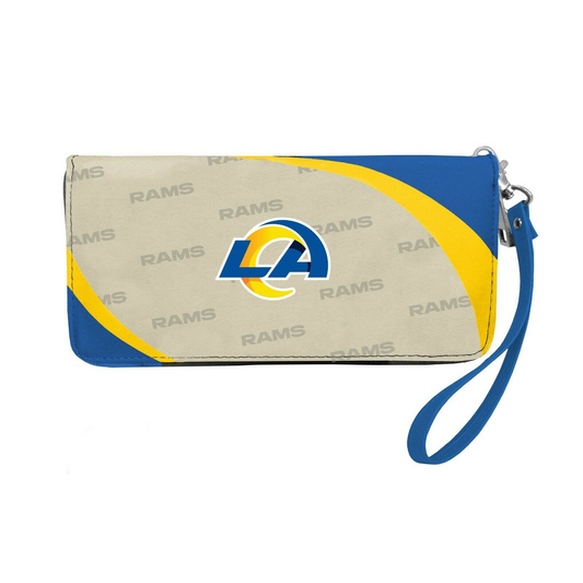 LOS ANGELES RAMS CURVE-ZIP ORGANIZER WALLET