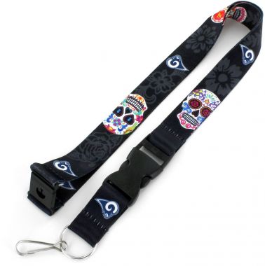 LOS ANGELES RAMS DIA DE LOS MUERTOS LANYARD