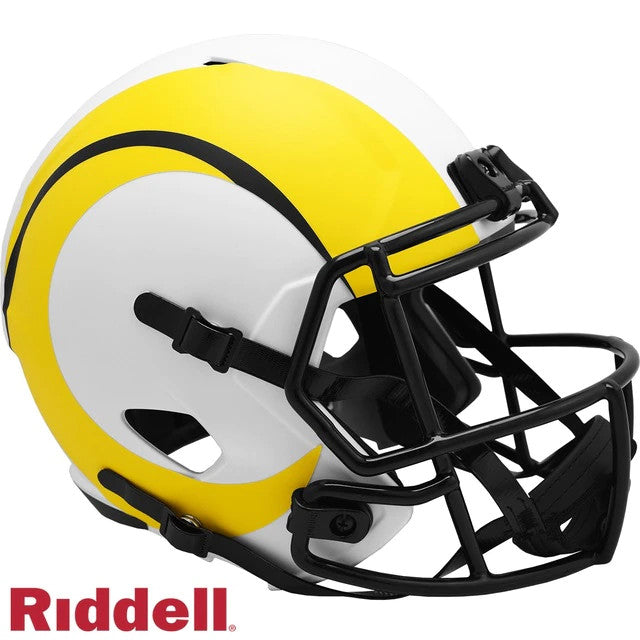 LOS ANGELES RAMS FULL SIZE LUNAR REPLICA SPEED HELMET