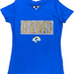 LOS ANGELES RAMS  GIRLS TEAM SEQUINS T-SHIRT