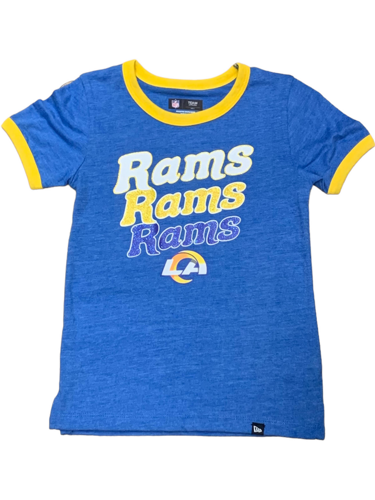 LOS ANGELES RAMS GIRLS TRIPLE TEAM TEE