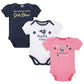 LOS ANGELES RAMS INFANT GIRLS BODYSUIT 3-PACK