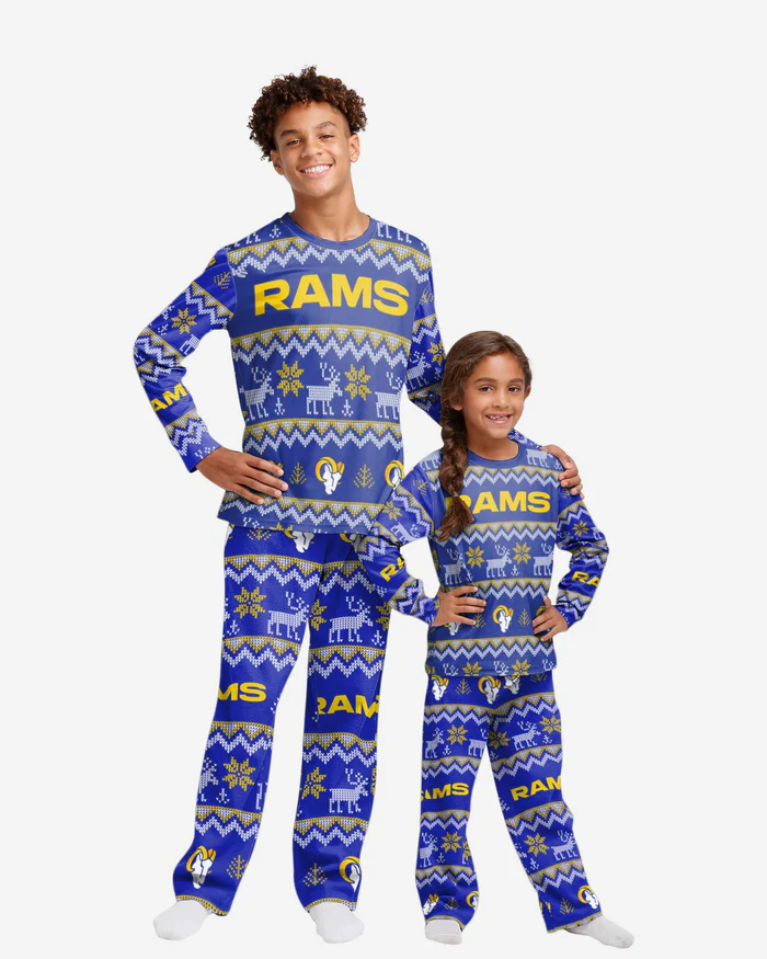 LOS ANGELES RAMS KIDS ALL OVER PIJAMA ESTAMPADO