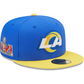 LOS ANGELES RAMS LETTERMAN 59FIFTY FITTED HAT - BLUE/YELLOW