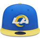 GORRO AJUSTADO LETTERMAN 59FIFTY DE LOS RAMS DE LOS ÁNGELES 