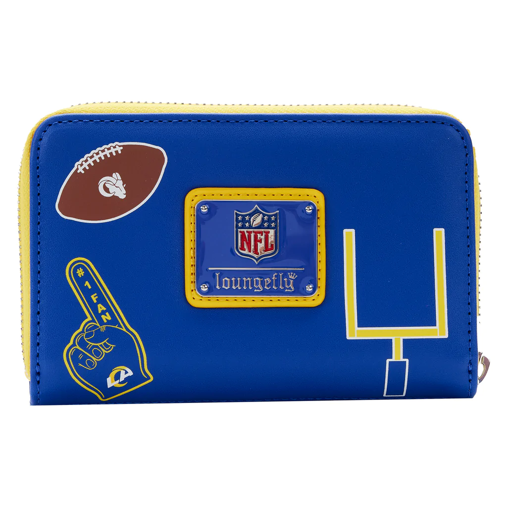 LOS ÁNGELES RAMS LOUNGEFLY CARTERA CON LOGO