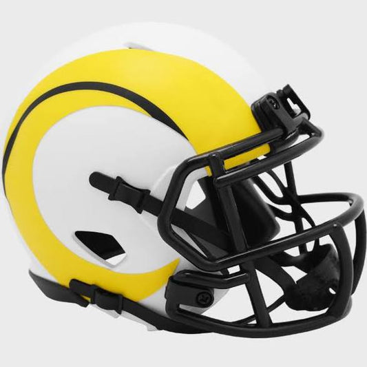 LOS ÁNGELES RAMS LUNAR MINI CASCO DE VELOCIDAD