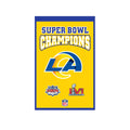 LOS ÁNGELES RAMS LVI CAMPEONES BANDERA 