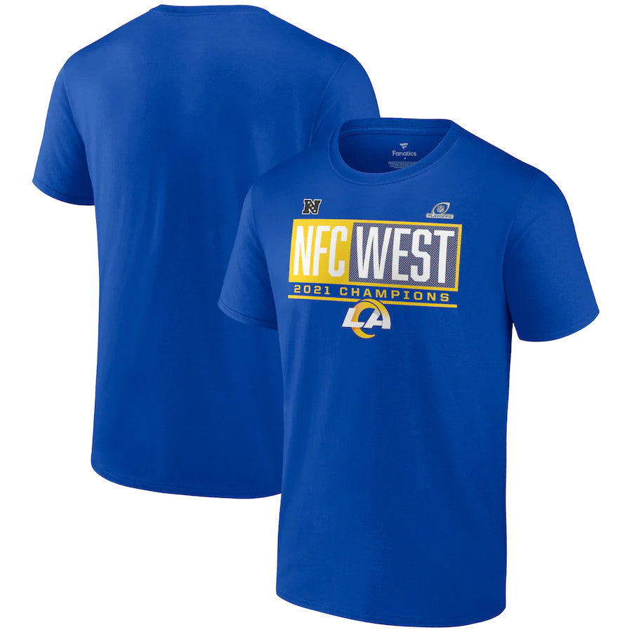 LOS ANGELES RAMS MEN'S 2021 BLOCKADE FAVORITE DIVISION CHAMPS T-SHIRT