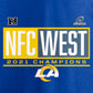 LOS ANGELES RAMS MEN'S 2021 BLOCKADE FAVORITE DIVISION CHAMPS T-SHIRT