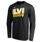 LOS ANGELES RAMS MEN'S 2021 SBLIV TILTED ROSTER LONGSLEEVE T-SHIRT