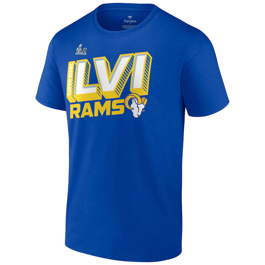 LOS ANGELES RAMS HOMBRE 2021 SBLIV TILTED ROSTER CAMISETA