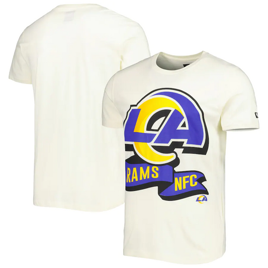 CAMISETA SIDELINE 2022 DE LOS ANGELES RAMS PARA HOMBRE - CREMA