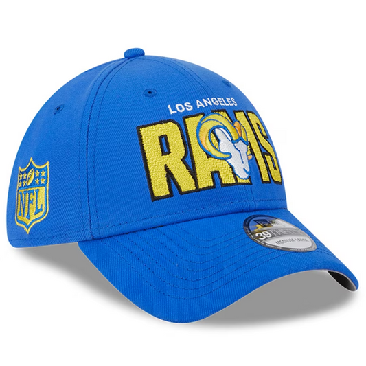 LOS ANGELES RAMS MEN'S 2023 NFL DRAFT ALT HAT 39THIRTY FLEX FIT