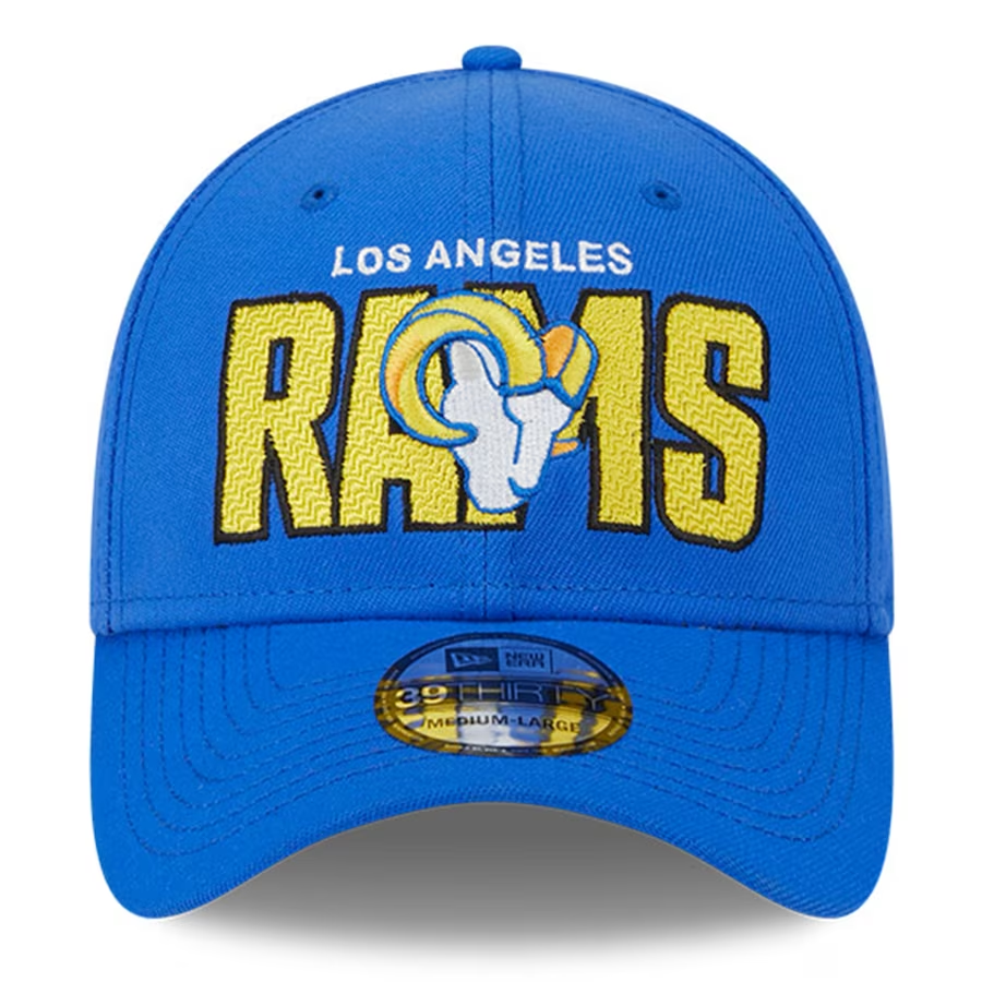 LOS ANGELES RAMS MEN'S 2023 NFL DRAFT ALT HAT 39THIRTY FLEX FIT