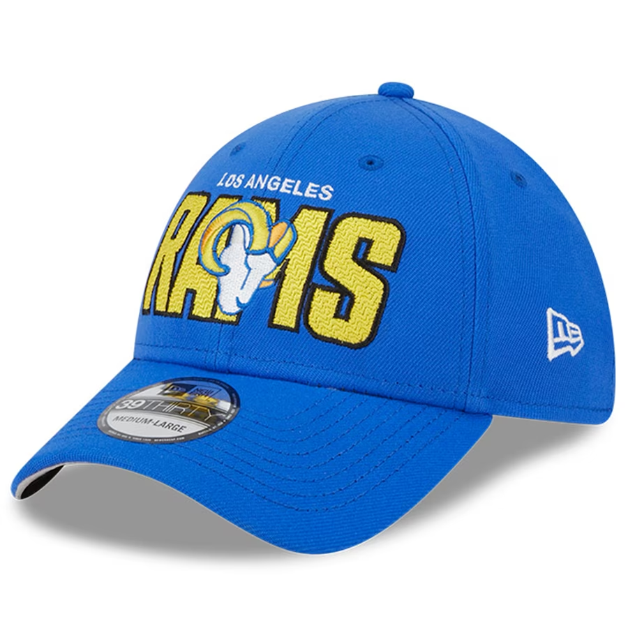 LOS ANGELES RAMS MEN'S 2023 NFL DRAFT ALT HAT 39THIRTY FLEX FIT