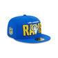 LOS ANGELES RAMS HOMBRE 2023 NFL DRAFT ALT SOMBRERO 59FIFTY AJUSTADO