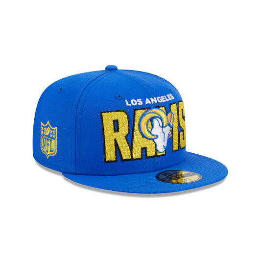 LOS ANGELES RAMS MEN'S 2023 NFL DRAFT ALT HAT 59FIFTY FITTED