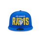 LOS ANGELES RAMS MEN'S 2023 NFL DRAFT ALT HAT 59FIFTY FITTED