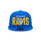 LOS ANGELES RAMS HOMBRE 2023 NFL DRAFT ALT SOMBRERO 59FIFTY AJUSTADO