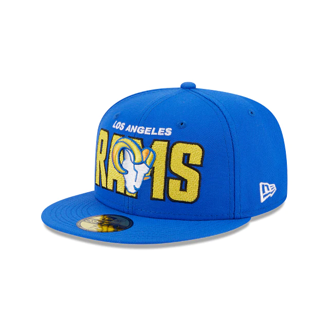 LOS ANGELES RAMS MEN'S 2023 NFL DRAFT ALT HAT 59FIFTY FITTED