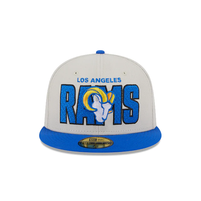 LOS ANGELES RAMS HOMBRE 2023 NFL DRAFT SOMBRERO 59FIFTY AJUSTADO