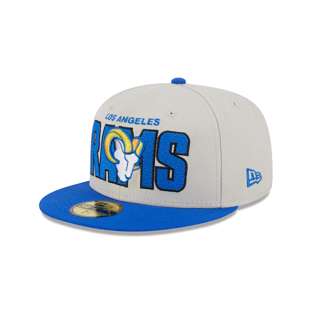LOS ANGELES RAMS HOMBRE 2023 NFL DRAFT SOMBRERO 59FIFTY AJUSTADO