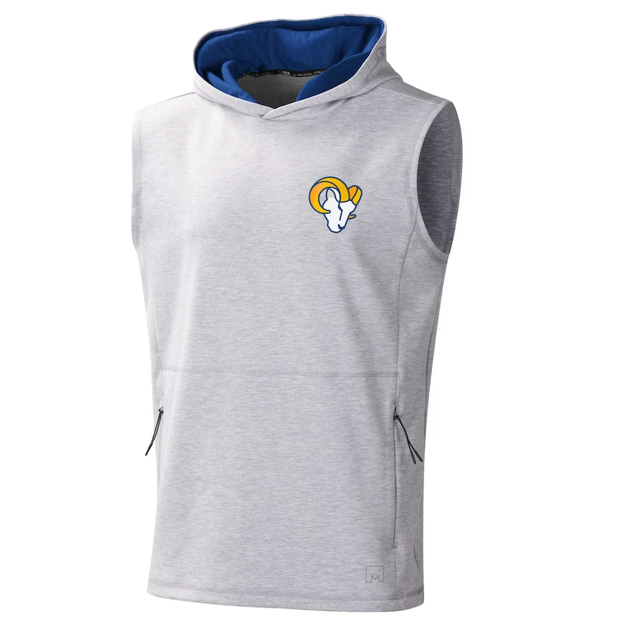 LOS ANGELES RAMS MEN'S ACTION SLEEVELESS HOODIE