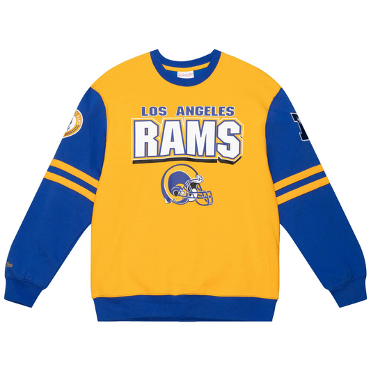 LOS ANGELES RAMS MEN'S ALL OVER CREWNECK SWEATSHIRT 2.0