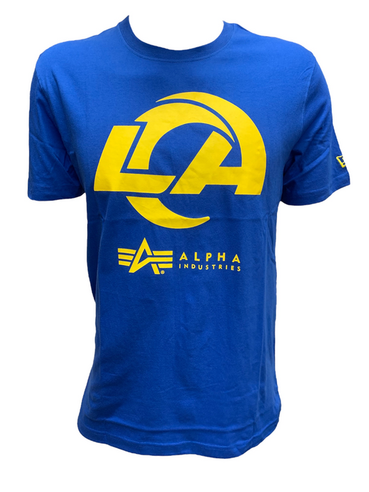 LOS ANGELES RAMS MEN'S ALPHA INDUSTRIES TEE