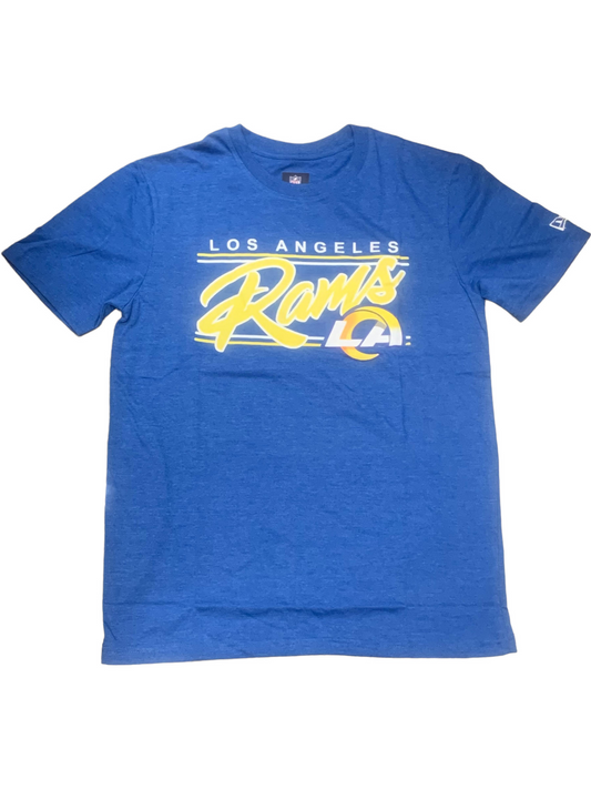 CAMISETA CON ESCRITURA RETRO CLÁSICA PARA HOMBRE LOS ANGELES RAMS