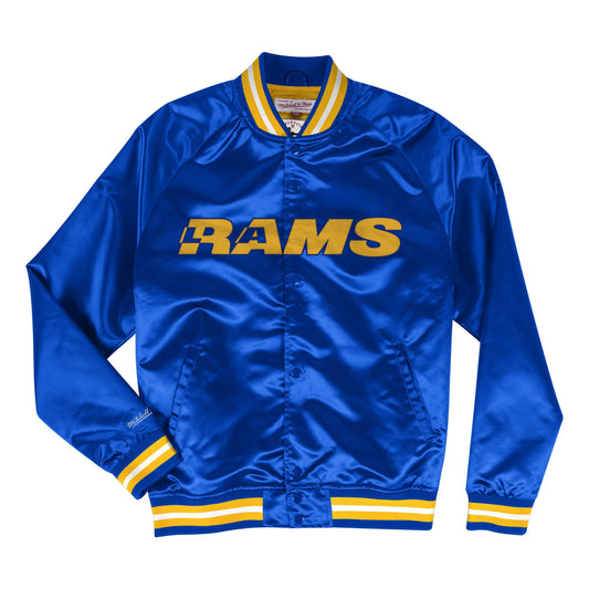 LOS ANGELES RAMS MEN'S LIGHTWEIGHT SATIN JACKET