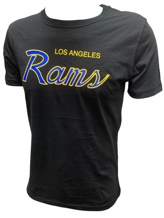 LOS ANGELES RAMS MEN'S NAME SCRIPT T-SHIRT