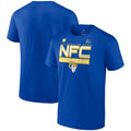 LOS ANGELES RAMS HOMBRE NFC CHAMPIONS ICONIC SLANT CAMISETA