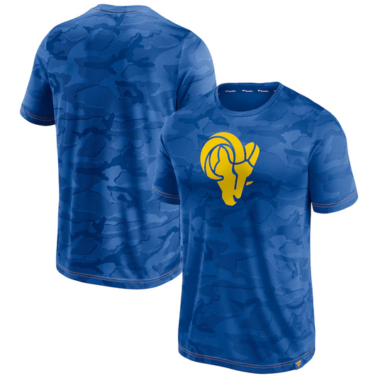 LOS ANGELES RAMS MEN'S PRIMARY CAMO JACQUARD TEE