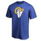 LOS ANGELES RAMS MEN'S PRIMARY LOGO TEE - ROYAL BLUE