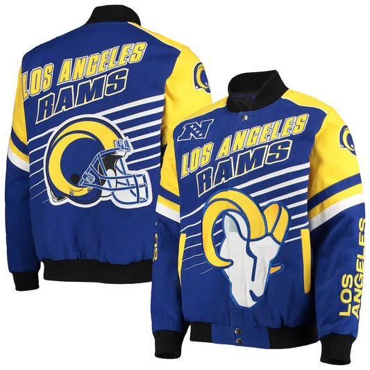 CHAQUETA STRIKE PARA HOMBRE LOS ANGELES RAMS