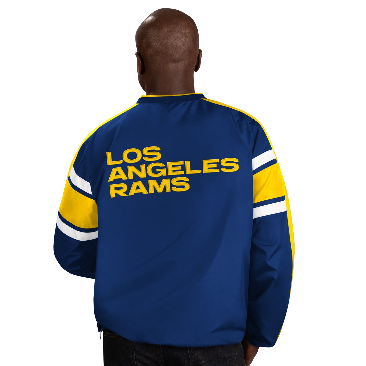 CHAQUETA CORTAVIENTOS PARA HOMBRE LOS ANGELES RAMS SWING ROUTE