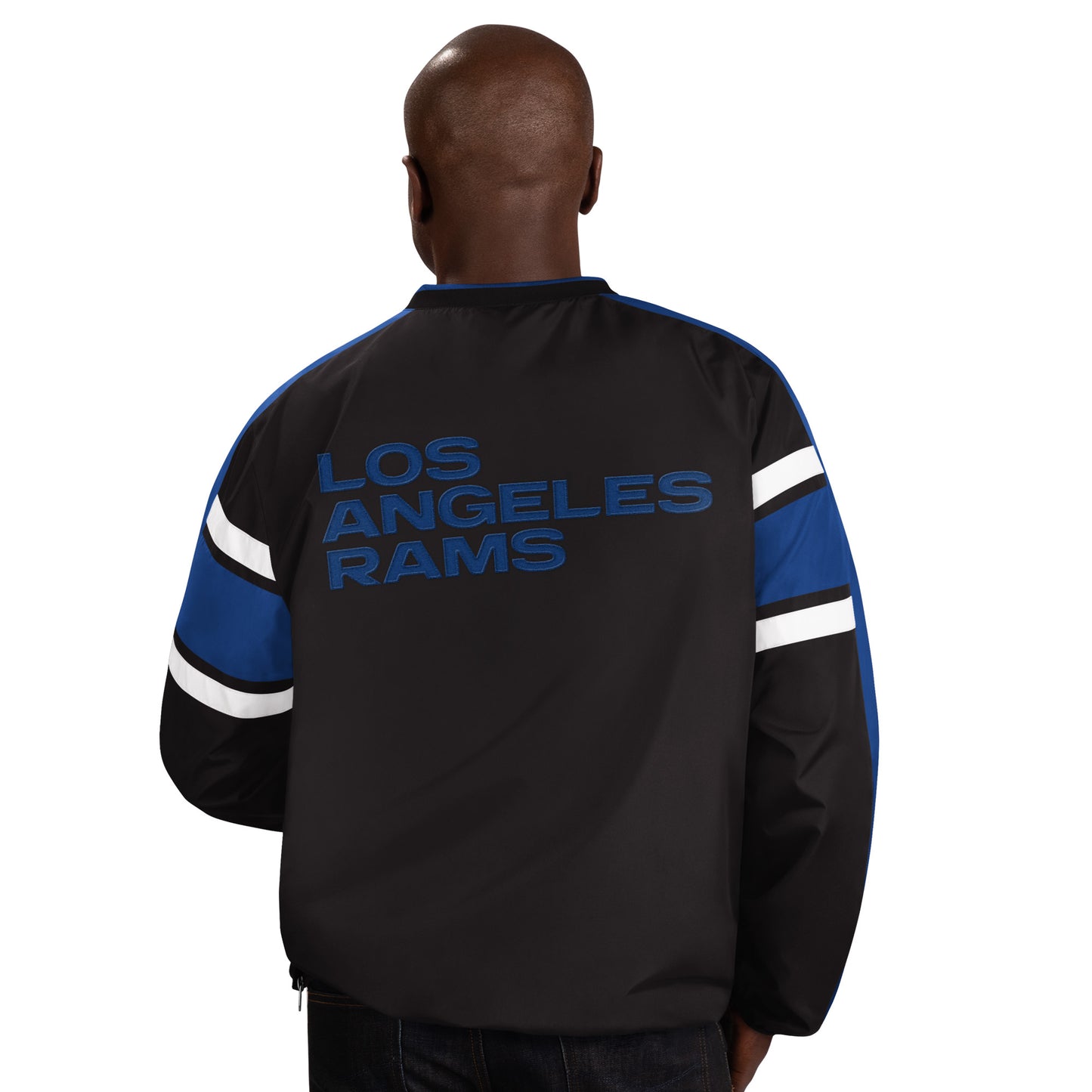 LOS ANGELES RAMS MEN'S SWING ROUTE WINDBREAKER JACKET