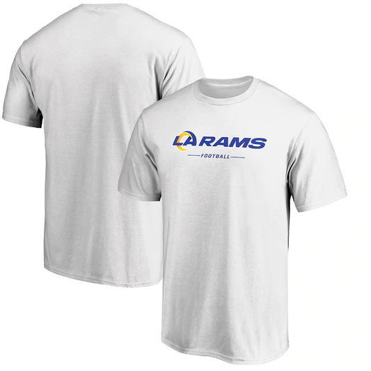 CAMISETA LOCKUP DEL EQUIPO PARA HOMBRE LOS ANGELES RAMS - AZUL