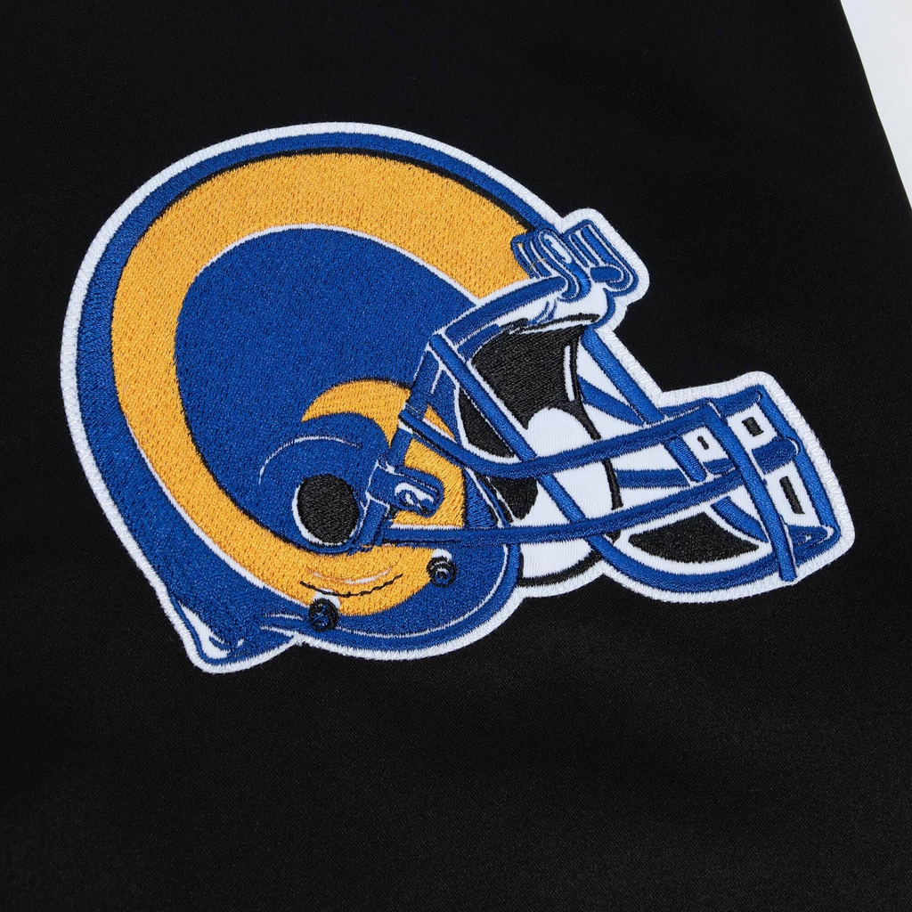 LOS ANGELES RAMS MEN'S TEAM ORIGINS VARSITY SATIN JACKET
