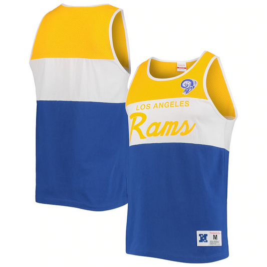 LOS ANGELES RAMS MITCHELL & NESS MEN'S TANK TOP