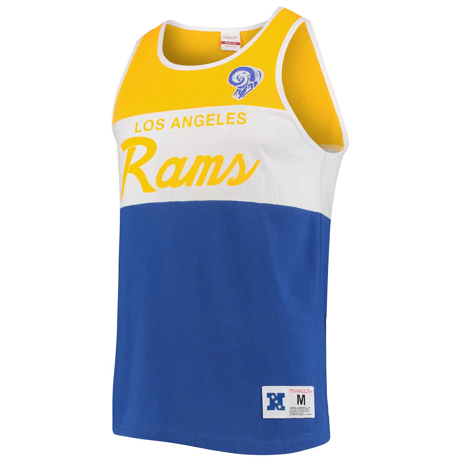 LOS ANGELES RAMS MITCHELL & NESS MEN'S TANK TOP